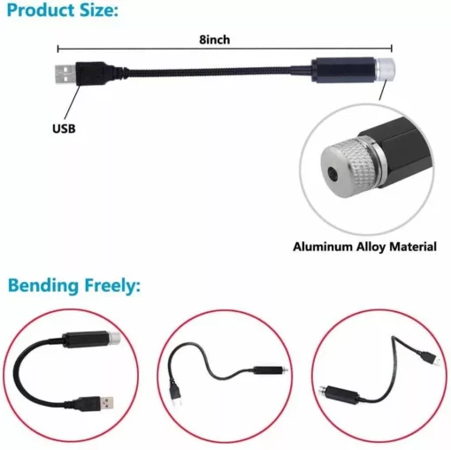 ⁦ليزر USB للسيارة او المنزل⁩ - الصورة ⁦2⁩