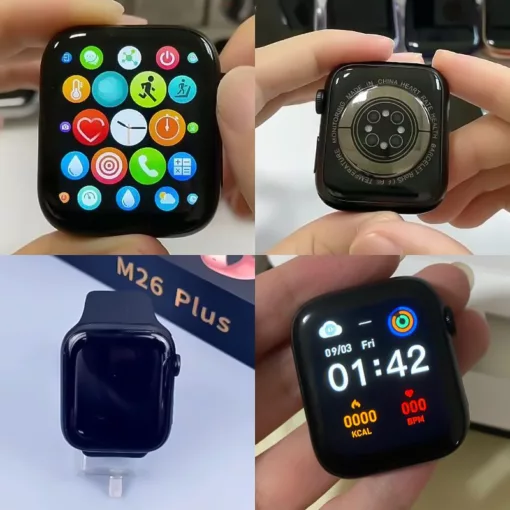 ⁦Smart Watch M26 Plus بشاحن لاسلكي وايرليس⁩ - الصورة ⁦4⁩