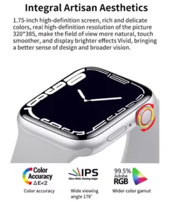 Smart Watch T200 plus افضل ساعة ذكية اسود