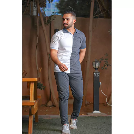 ⁦ترينينج NY صيفى أصفر*أسود + ترينينج NY صيفى رمادى*أبيض⁩ - الصورة ⁦3⁩