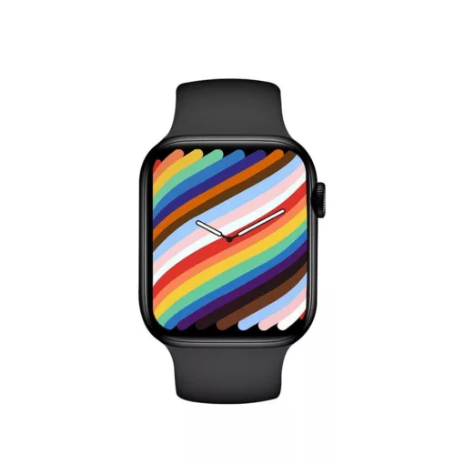 Smart Watch T200 plus افضل ساعة ذكية اسود