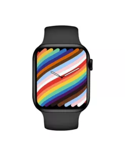 Smart Watch T200 plus افضل ساعة ذكية اسود