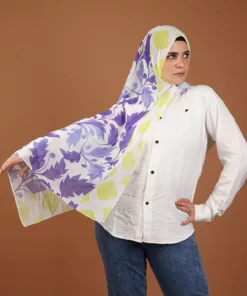 طرحة شيفون ديجيتال اوركيد