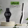 عرض(مشط الشعر StylerV2 +ساعة تاتش دائرية أسود)