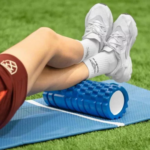 ⁦عرض أدوات تدريب المنتخب المصري  (الفوم رول للتمارين + مجموعة أحزمة المقاومة+مرتبة يوجا وتمارين بشنطة  )⁩ - الصورة ⁦4⁩