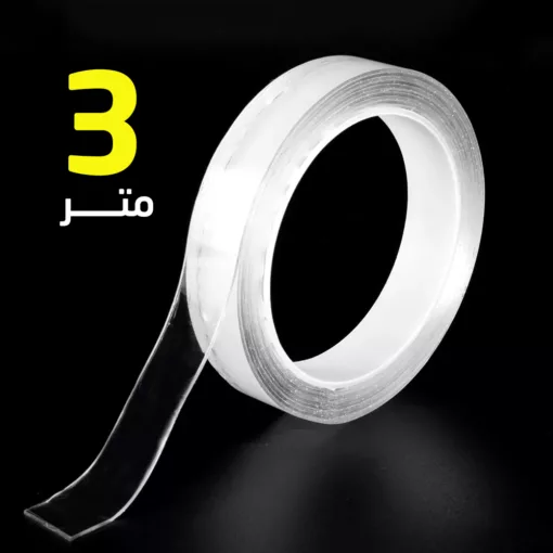⁦عرض 3 شريط لاصق دابل فيس Ever Green Tape (٣ متر)⁩ - الصورة ⁦4⁩