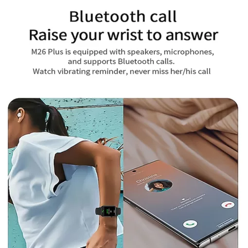 افضل ساعة سمارت ذكية شاحن لاسلكي وايرليس Smart Watch M26 Plus