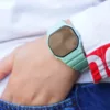 ساعه رابر مستطيله تاتش