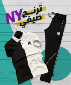 ترينينج NY صيفى ابيض*أسود