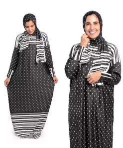 اسدال اسود منقط في ابيض