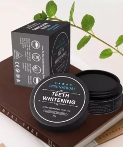 بودرة الفحم النشط للأسنان + معجون اسنان Charcoal