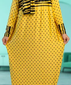 اسدال اصفر منقط في اسود