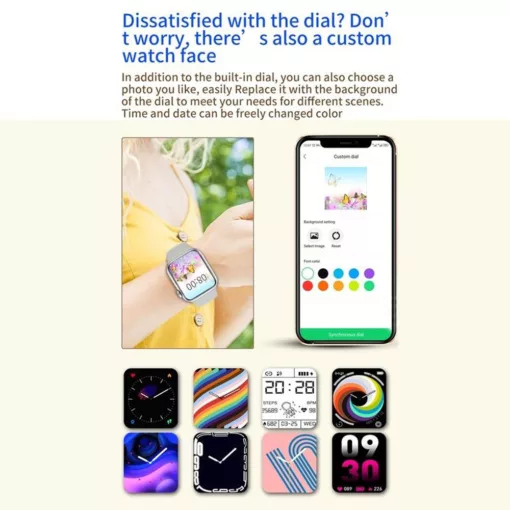 Smart Watch T200 plus افضل ساعة ذكية اسود