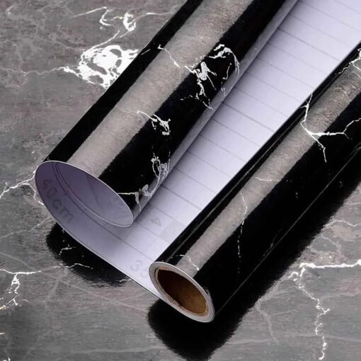 ⁦رول استيكر ماربيلا رخامي اسود   ‎‎⁩ - الصورة ⁦3⁩