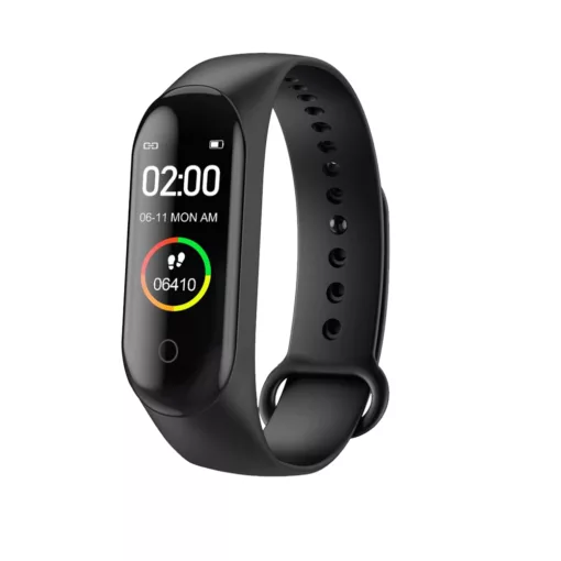 ⁦M4 Smart Band + سماعة بلوتوث مغناطيسية + مكبر شاشة F2 + كابل شاحن 3 وصلة⁩ - الصورة ⁦2⁩