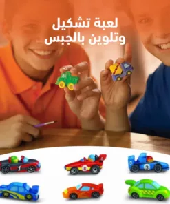 لعبة تشكيل وتلوين بالجبس