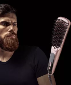 فرشاة الشعر و اللحية straightener