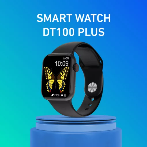 ⁦Smart Watch DT100 Plus (اسود-كحلي-وردي)⁩ - الصورة ⁦2⁩